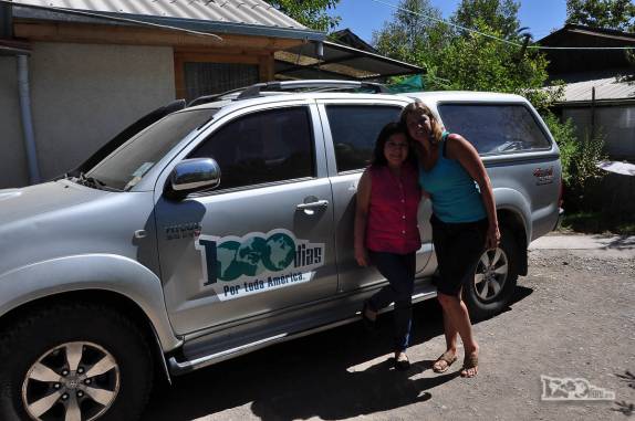 Reencontro com a Fiona e despedida da Maria Ester, na casa dela em Santiago, capital do Chile